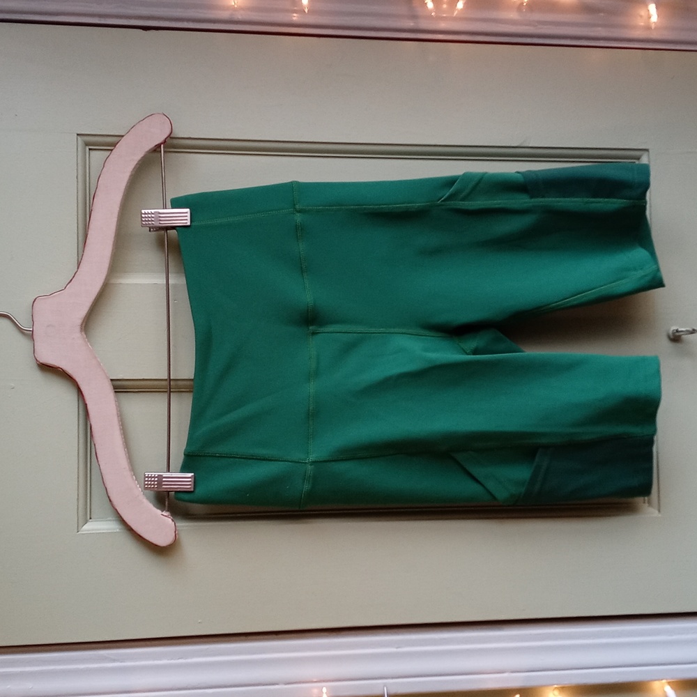 Women's Better Sports Performance Kelly Green tech pocket bike short Small
